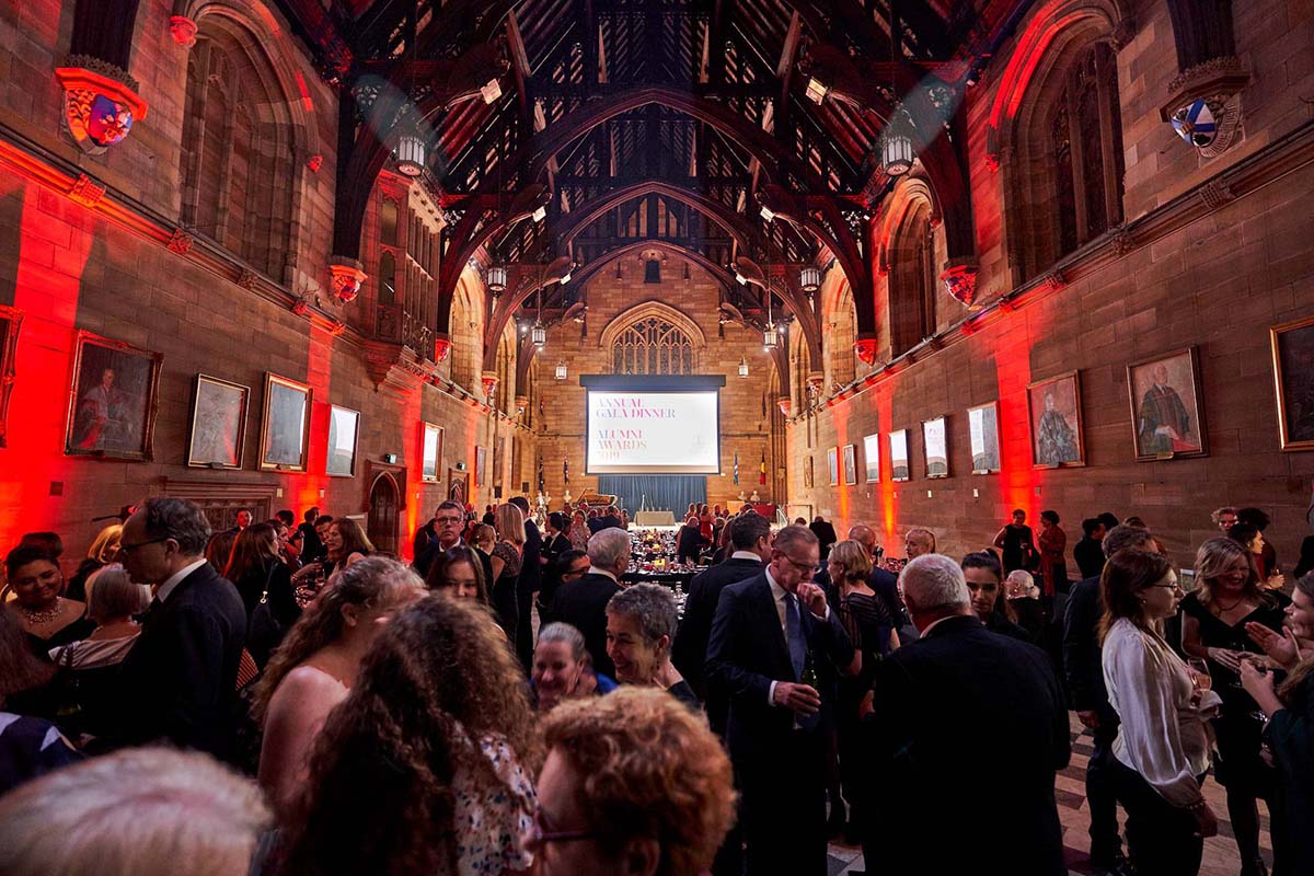 Annual Gala Dinner and Alumni Awards 2019 at The Great Hall, The University of Sydney