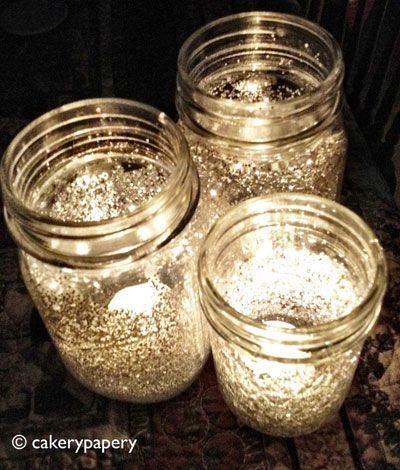 masion jars lighting