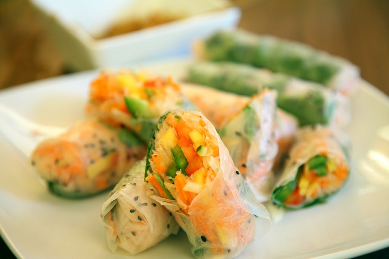 rice paper rolls