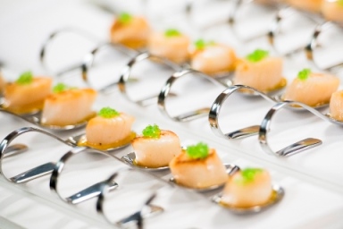 Gold Soiree canapes