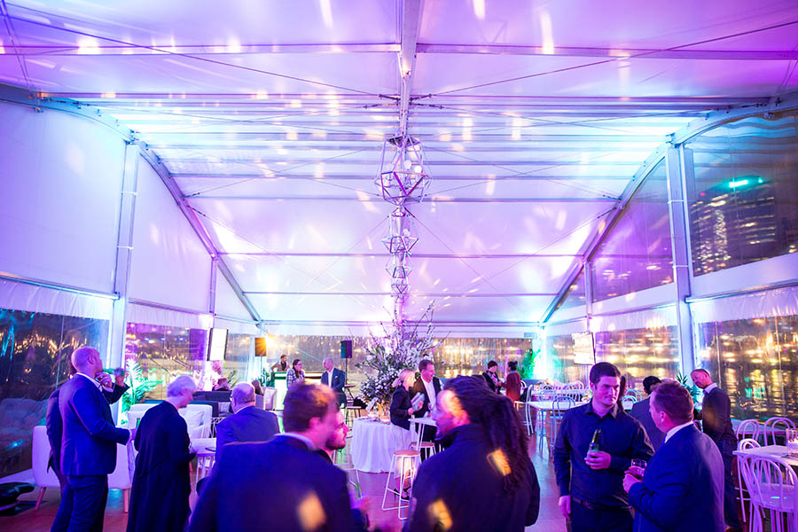 White Umbrella Marquee Event